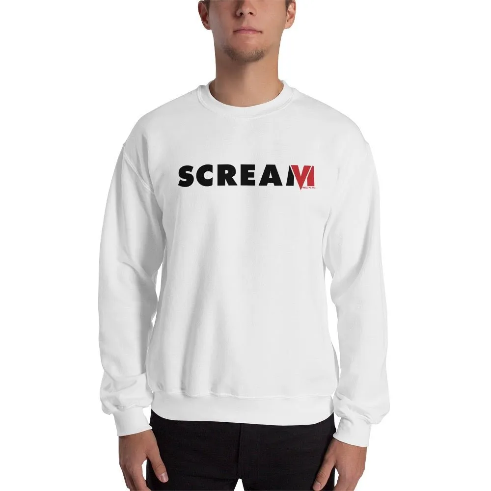 Scream VI Logo Adult Crewneck Sweatshirt