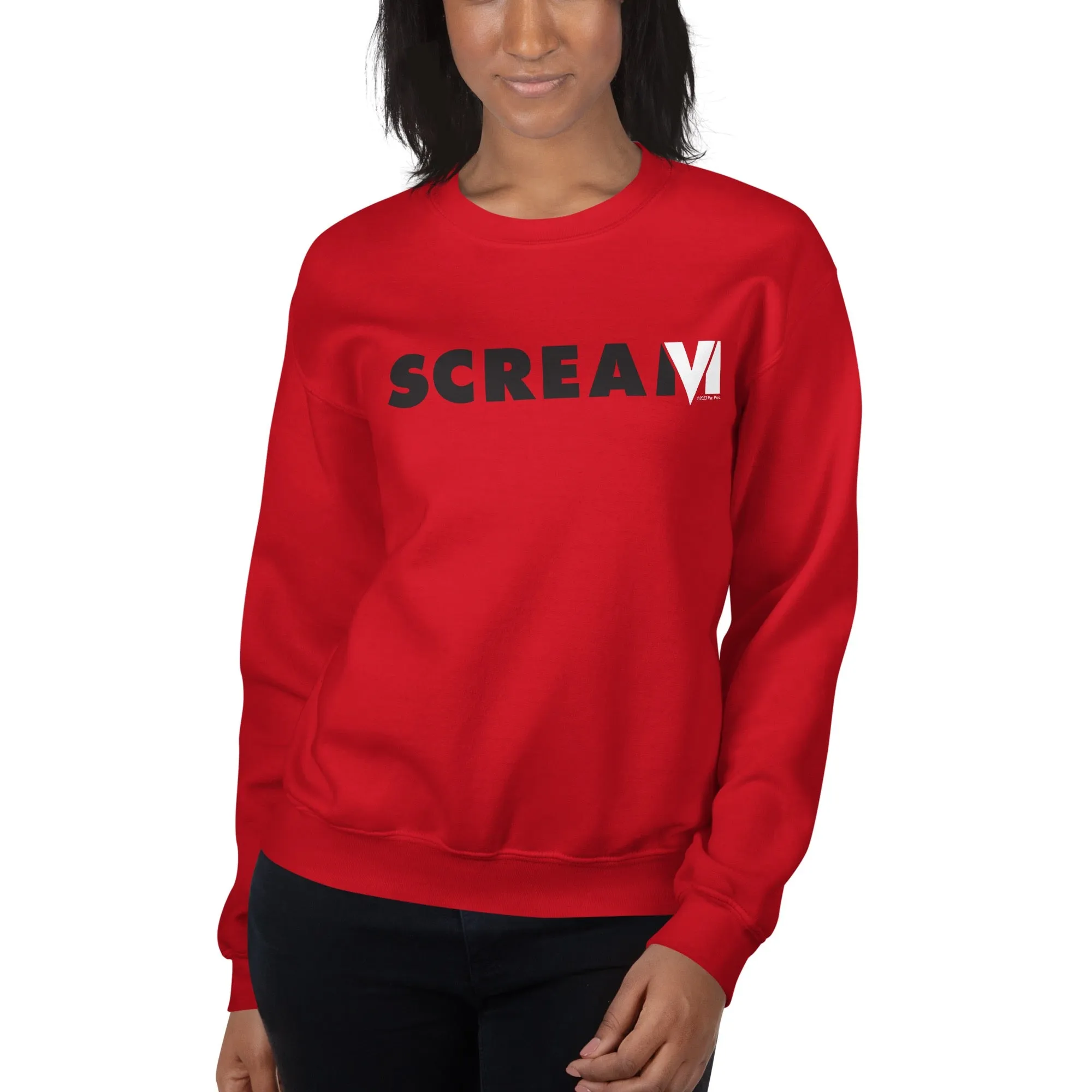 Scream VI Logo Adult Crewneck Sweatshirt