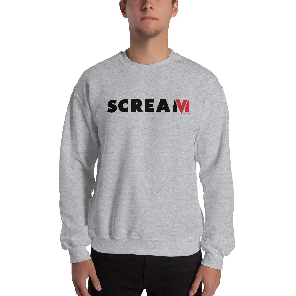Scream VI Logo Adult Crewneck Sweatshirt