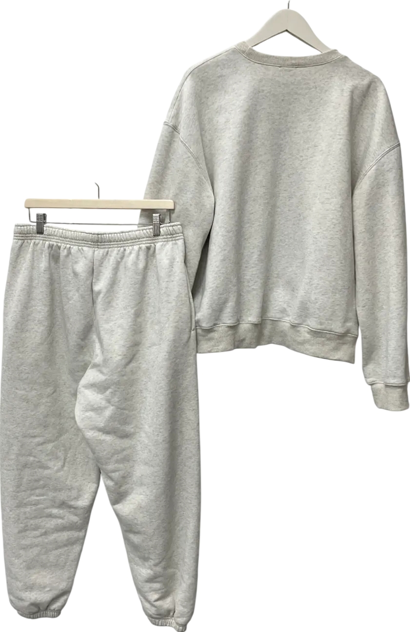 SLA the label 2-piece Grey Crew Sweatshirt & Jogger set UK XL