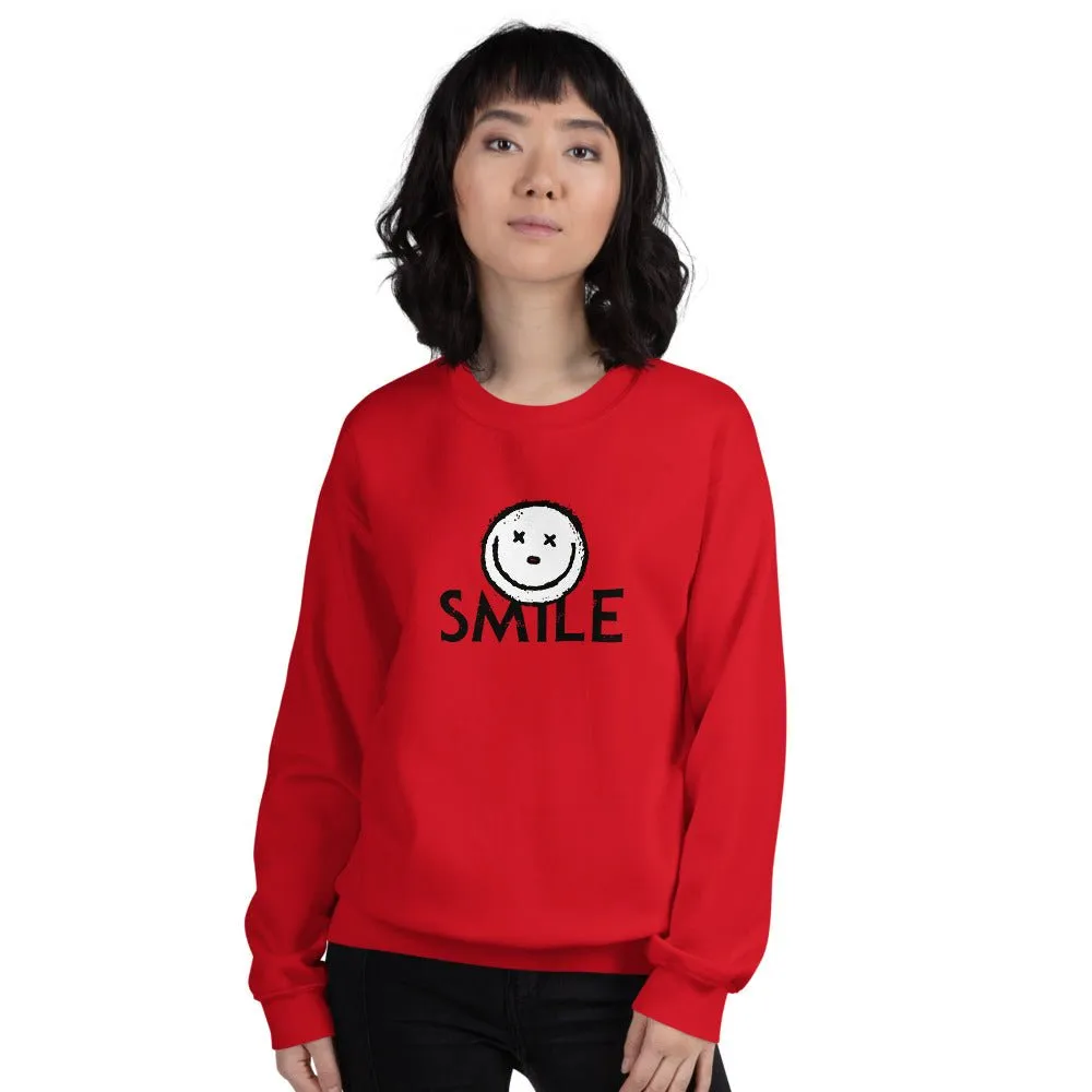 Smile What Makes You Smile? Unisex Crewneck Sweatshirt