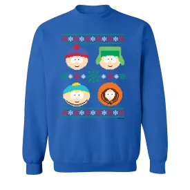 South Park Character Holiday Fleece Crewneck Sweatshirt