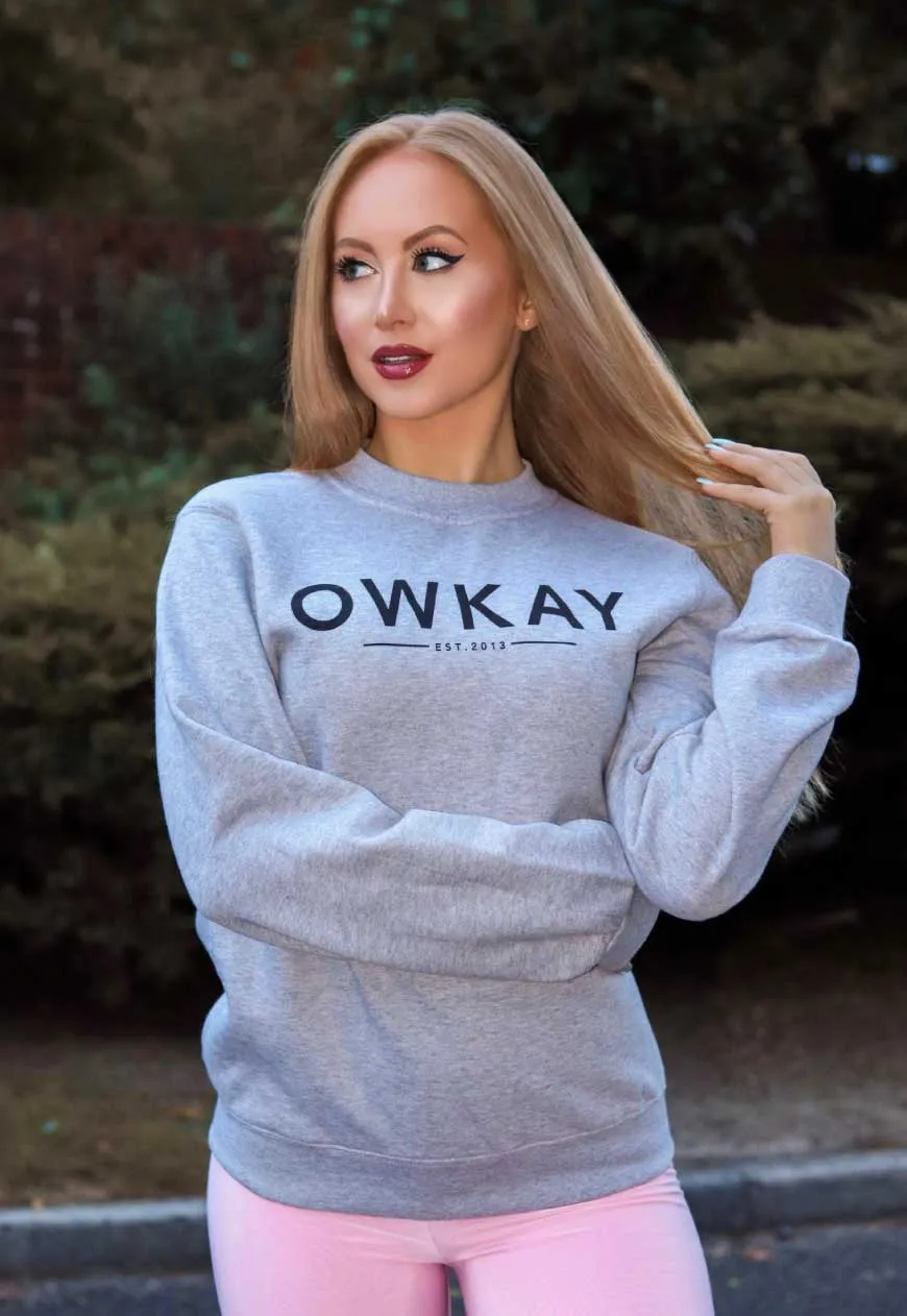 SWEATSHIRT - HEATHER GREY
