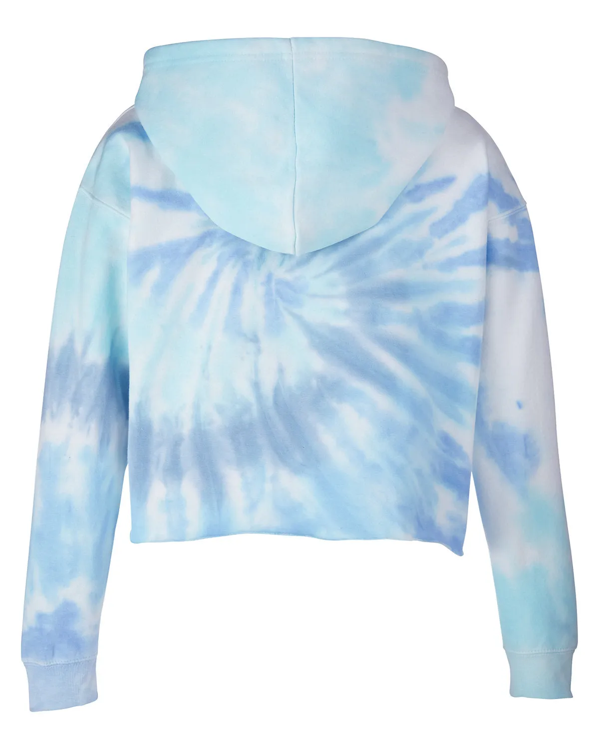Tie-Dye CD8333 Ladies' Cropped Hooded Sweatshirt