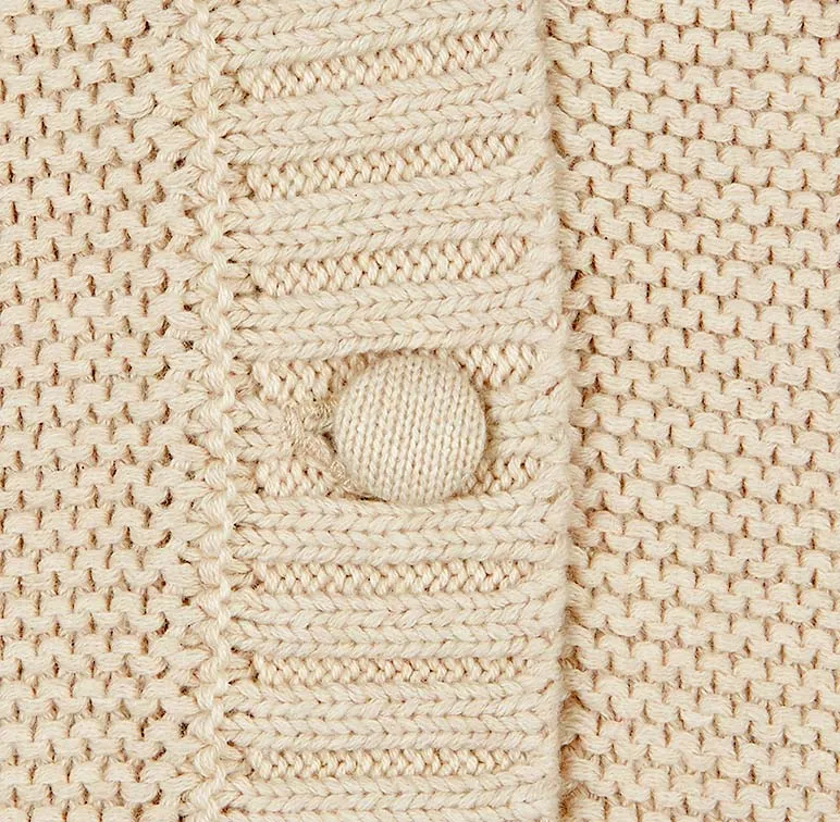 Toshi Organic Cardigan - Andy / Oatmeal