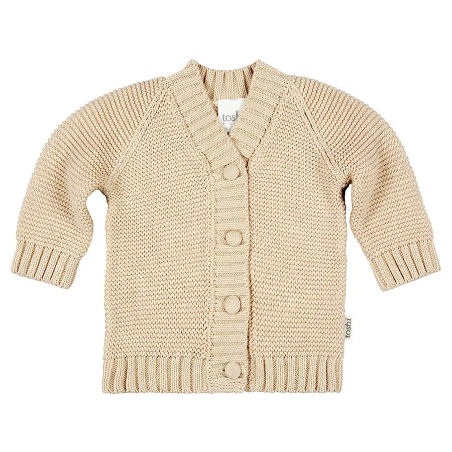 Toshi Organic Cardigan - Andy / Oatmeal
