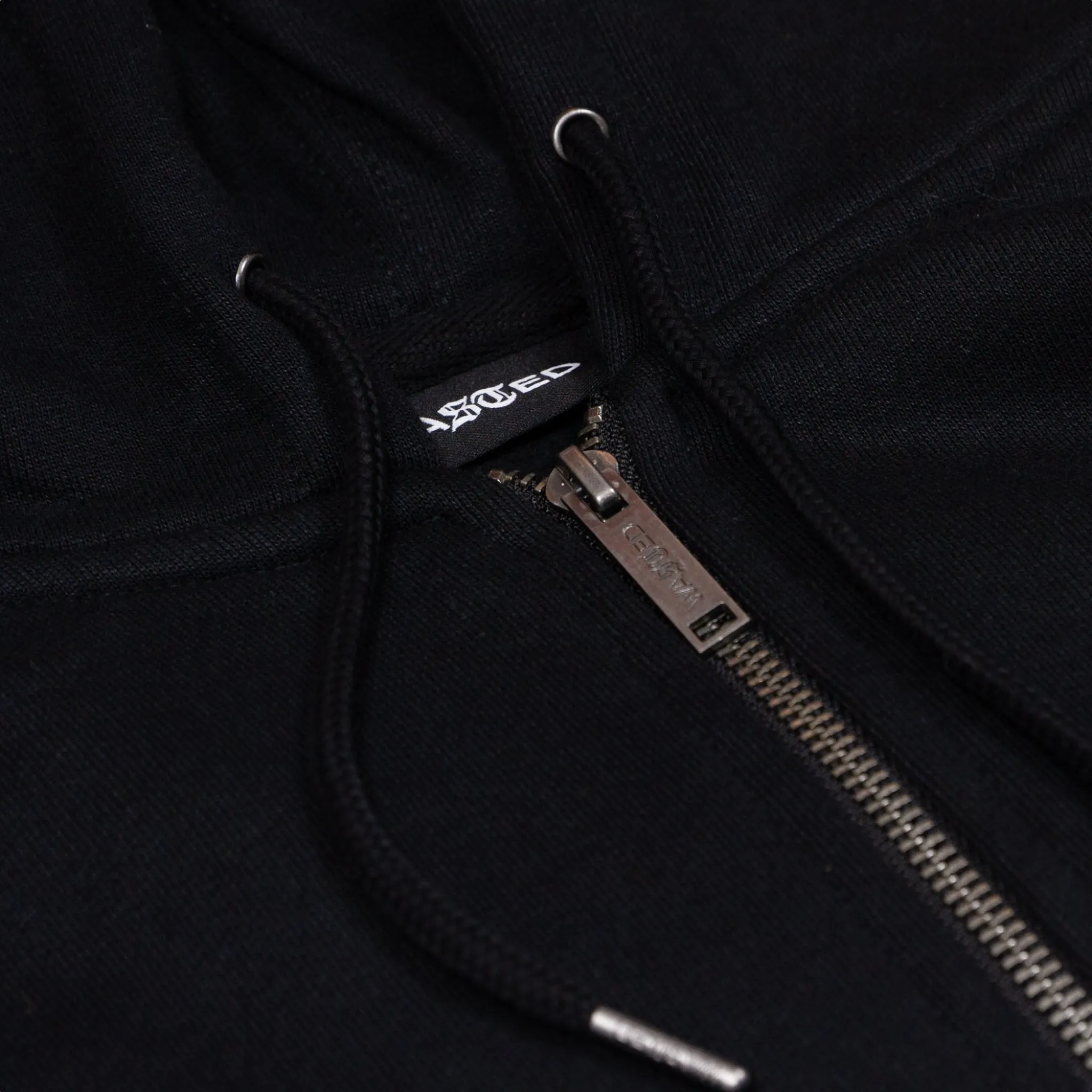Wasted Paris Kingdom Curve Zip Hoodie - Black
